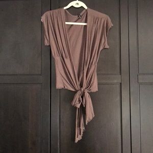 Short sleeve convertible shrug